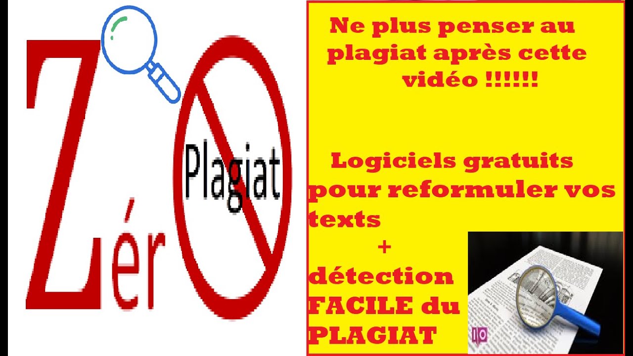 Comment Faire Pour Ne Pas Plagiat Nos Video