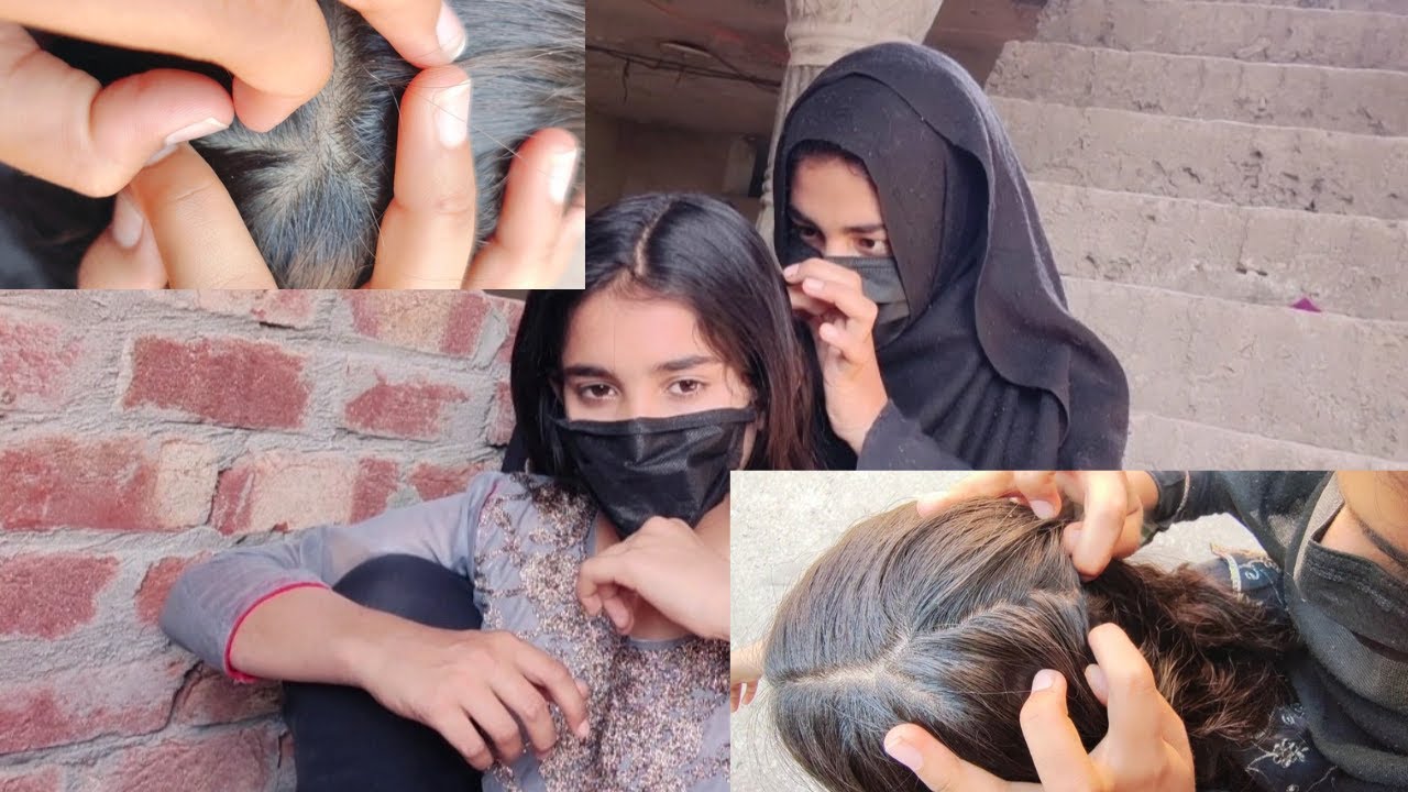 Two sisters did nits piking