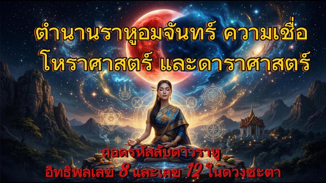 ตำนานราหูอมจันทร์ ความเชื่อ โหราศาสตร์ และดาราศาสตร์
