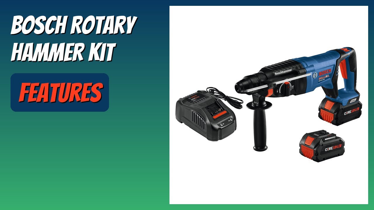 REVIEW (2026): Bosch Rotary Hammer Kit. Features