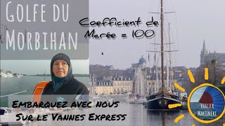 Courants du Golfe du Morbihan coefficient 100 - 4K - @VoilierMartineke