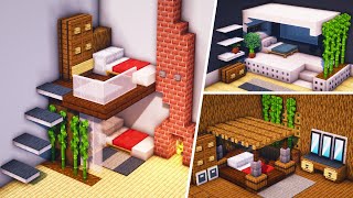 Minecraft - 4 Design Unik Ruangan Tempat Tidur Kecil !