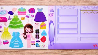 [Sticker Play] 반짝반짝 씰북| 공주들과 공주방을 예쁜 스티커로 코디하고 꾸며주기| Decorate Princess Room with Sparkling Stickers