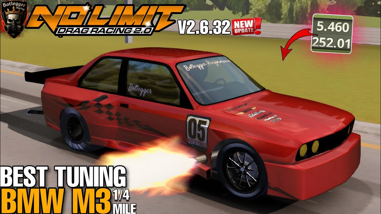 Latest Tune BMW M3 5.4 second in 1/4 mile no limit drag racing 2 V2.6.32
