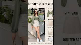 effortless chic outfit ✨💫💝#trendingoutfits #trendingshorts