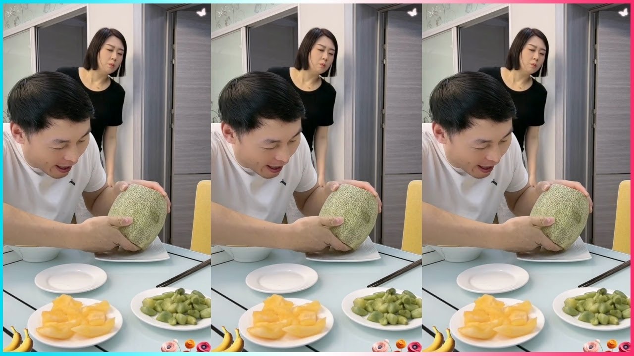 😋😂Funny Husband and Wife Eating Show: Epic Food Battle! 🤣😂 