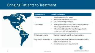 Gene Therapy in Clinical Trials - Cross Border Patient Transfer
