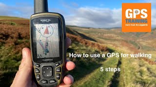 How to use a Garmin GPS for walking - 5 steps screenshot 5