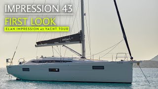 Making an impression: a tour through Elan's new voluminous Impression 43 cruising yacht