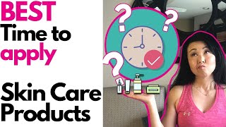 Best Time to Apply Skin Care Products During the Day #goseechristy #hiltonhotels