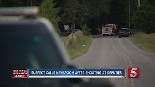 Suspect Who Shot At Deputies Calls Newsroom Suspect Who Shot At Deputies Calls Newsroom