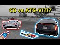 We run into a c8 corvette at a private track rental! | ATSV Build