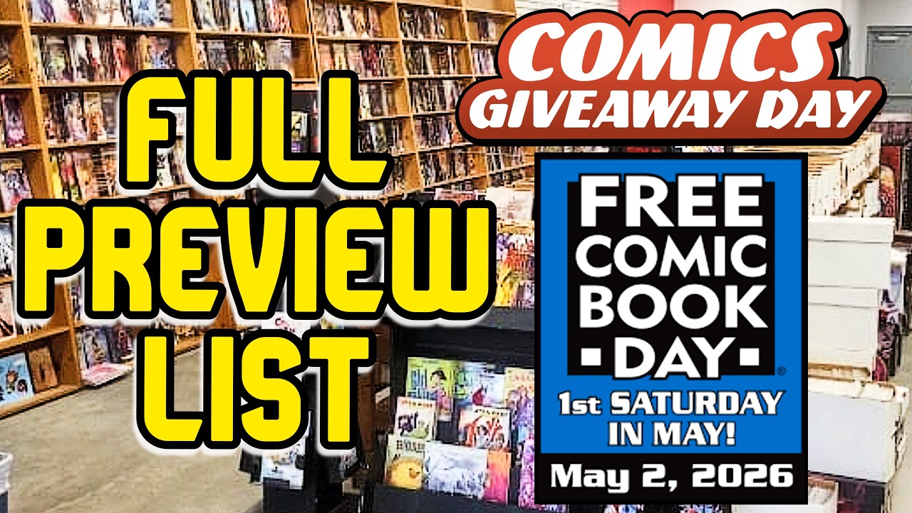 Preview List FREE Comic Book Day 2026 FULL PREVIEW LIST AND Comics Giveaway Day 2026 ...