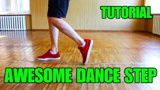 AWESOME SHUFFLE DANCE MOVE. FOOTWORK TUTORIAL FOR BEGINNERS