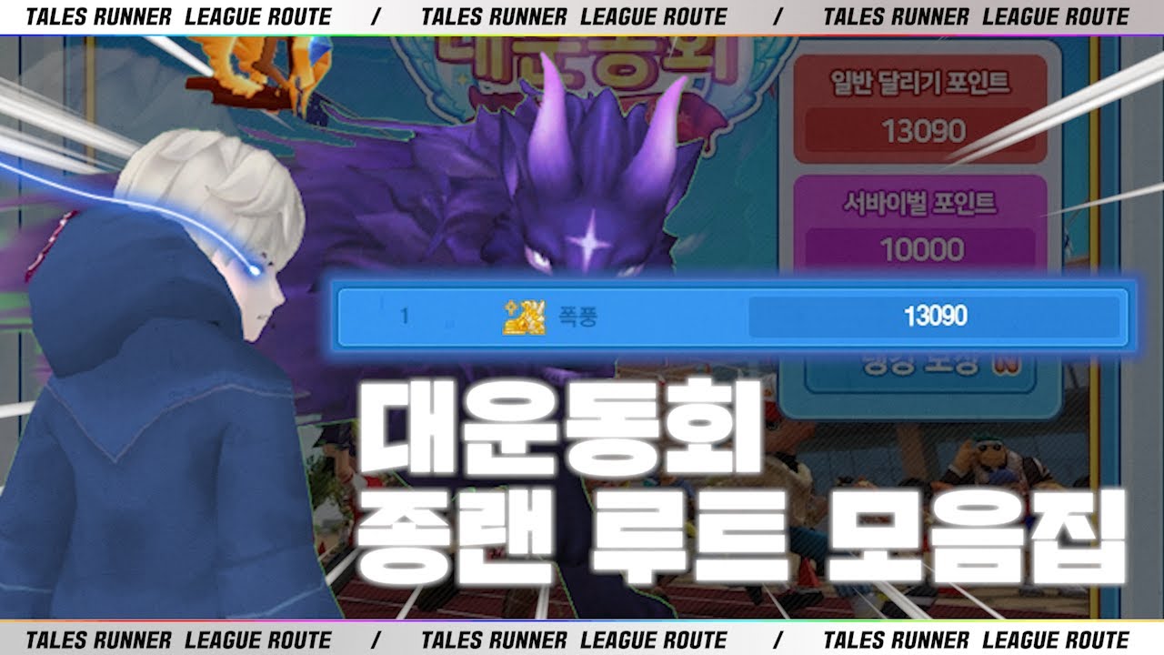 Tales Runner Grand Athletics Festival, карты маршрута 21 для регулярных забегов | Terran