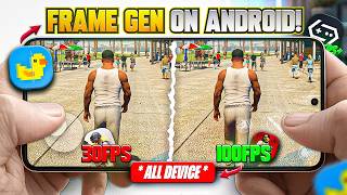 🚀 Real Frame Generation On Android! 😱 30 FPS to 100+ FPS with LSFG Android (Full Setup)