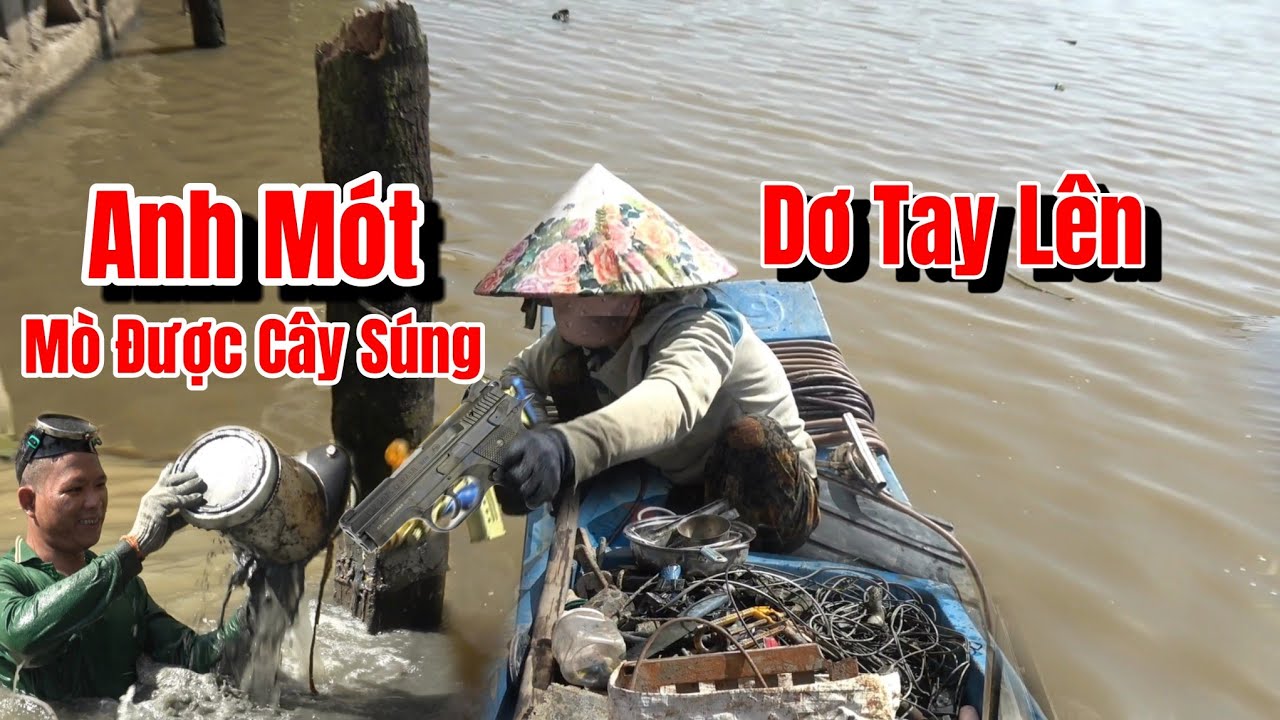 Quá Nhiều Đồ Còn Dùng Được,Anh Mót Lặn Gần Nhà Dân CẶP Sông Bất Ngờ Được Nhiều Vậy