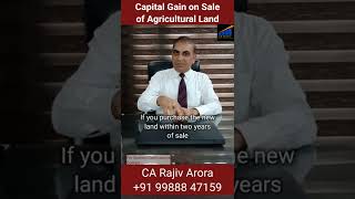 Capital Gain On Sale Of Agricultural Land