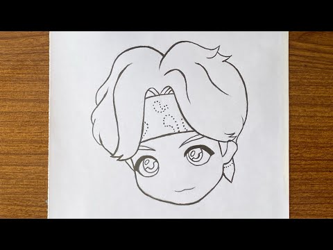 How To Draw Suga BTS Step by Step - YouTube