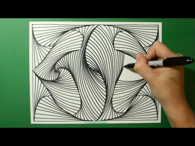 Spiral Drawing / Breathtaking 3D Pattern / Satisfying Line Illusion / Art  Therapy / Viral Rocket - video Dailymotion