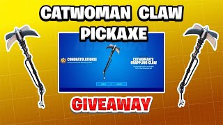 How To Get The Catwoman Claw Pickaxe For FREE * Giveaway *