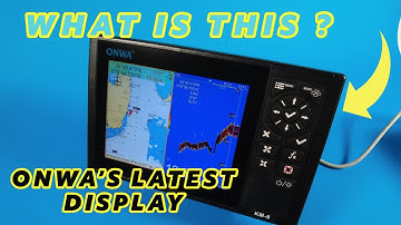 A bargain full featured and simple GPS chart plotter. ONWA KM series