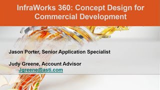 Webinar: InfraWorks 360: Concept design for Commercial Development