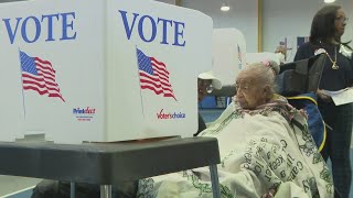 104-year-old woman casts her vote | The Heart of It