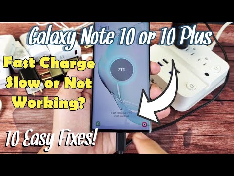 गैलेक्सी नोट 10/10+: फास्ट केबल चार्जिंग धीमी है या काम नहीं कर रही है? 10 फिक्स !!