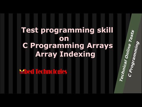 C programming question on array indexing, printing integer array elements.