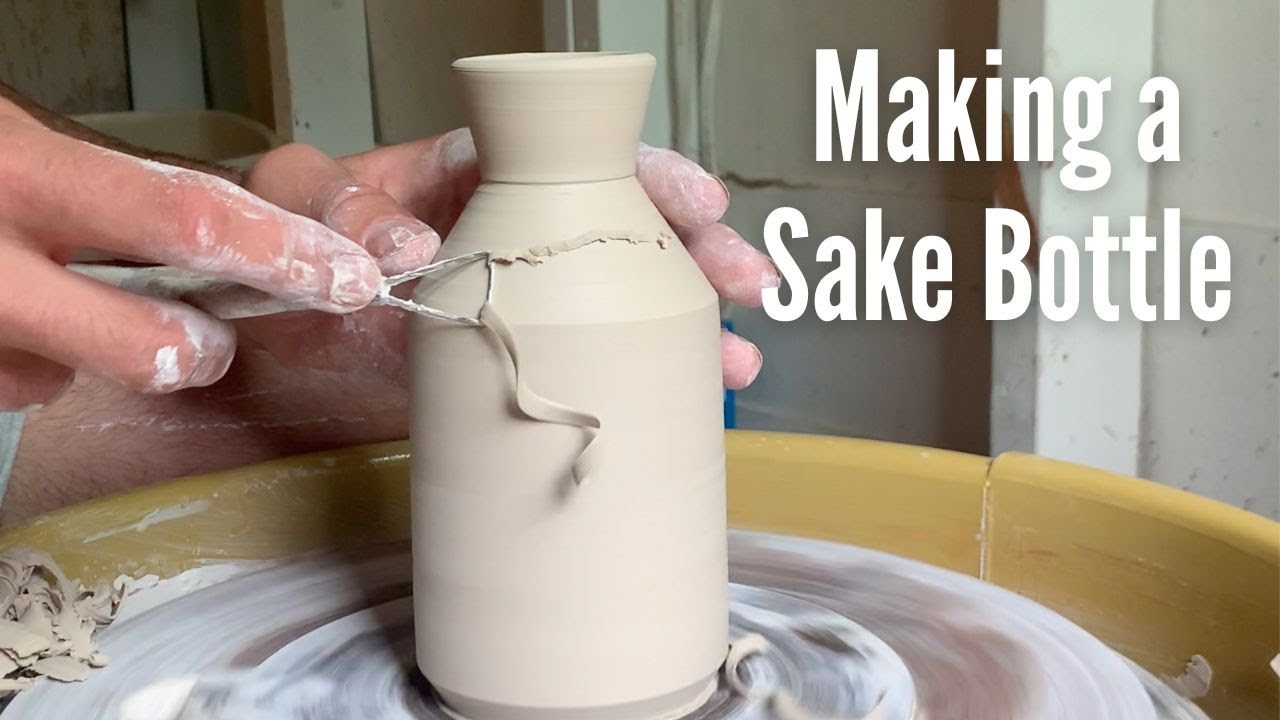 How to Make a Sake Bottle - Throwing and Trimming