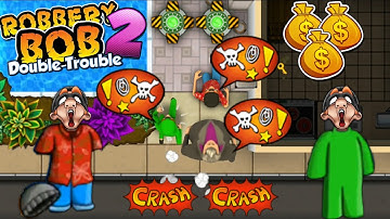 Robbery Bob 2 - Gameplay Walkthrough By Paradiso & Green Screen Bob Ep 6