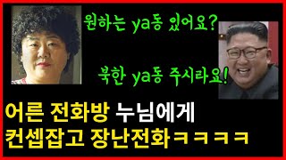 어른전용 전화방에 약빨고 장난전화하기ㅋㅋㅋㅋㅋㅋ