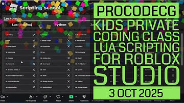 ProCodeCG Kids Private Coding Class - Keano - Day #4/5 - 3 Oct 2025