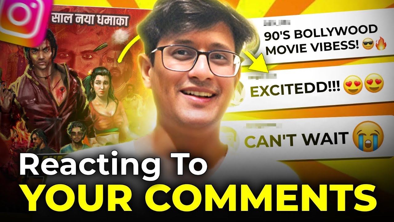 Reacting to new Mumbai Gullies poster comments on Instagram