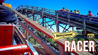 2022 Racer Wooden Roller Coaster On Ride 4K POV Kennywood