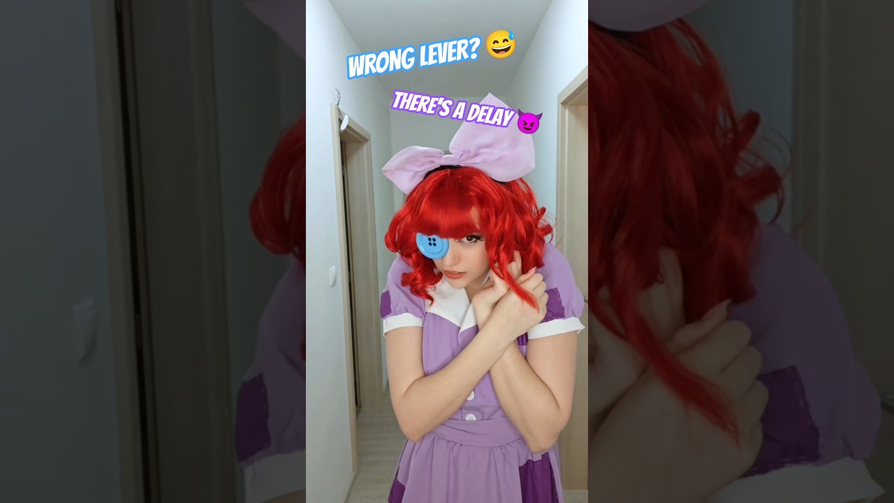 Wrong lever? 😅 There's a delay 😈 | Ragatha & Jax #tadc #tadccosplay #shorts