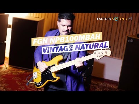 Бас-гітара FGN NPB100MAH-VNT NEOCLASSIC NPB (VINTAGE NATURAL), видео 1