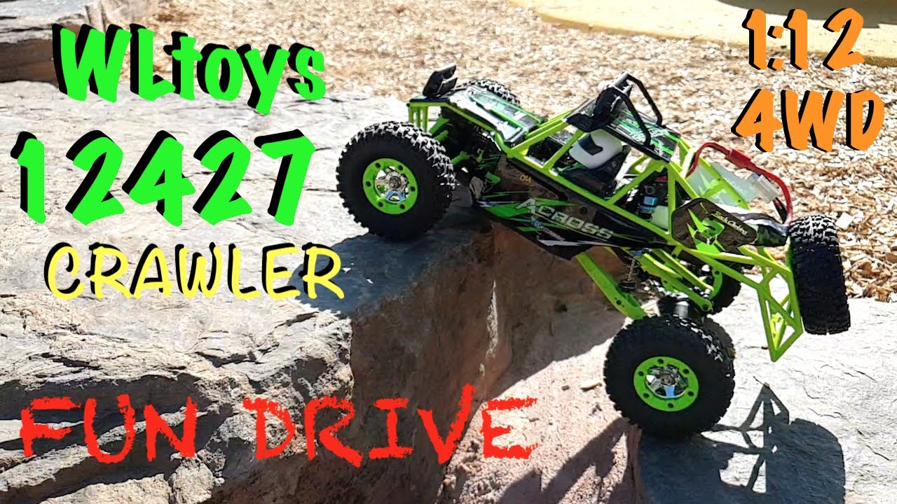 WLtoys 12427 1/12 scale 4WD Crawler (aka 12428) Fun Driving and Crawling