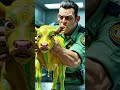 Mother Cow Rescue His Baby From Security Forece #cow #aiart #facts #ai #trending