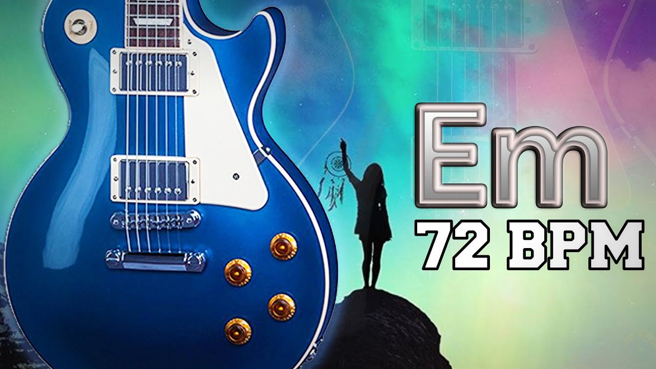 Heart Beat Rock Groove Backing Track in E Minor ☮