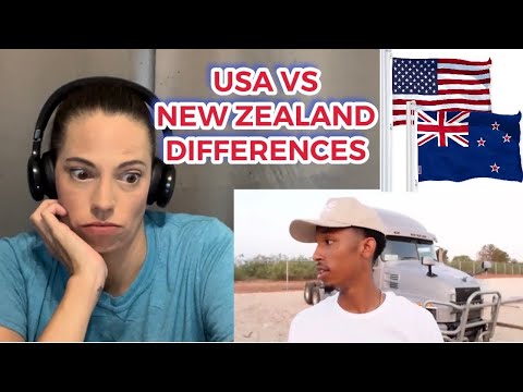 THE DIFFERENCES BETWEEN USA & NEW ZEALAND | AMERICAN REACTS - YouTube