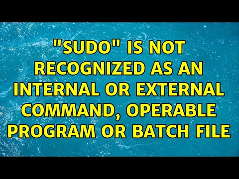 Ubuntu: 'sudo' is