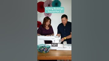 Quilting Backdrops Tutorial Series - Part 2 #TutorialSeries #HowTo #QuiltingBackdrops