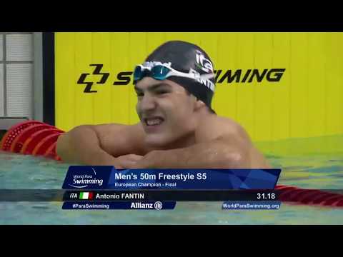 Men's 50m Freestyle S5 Final | Dublin 2018