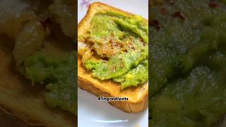 Avocado Garlic Confit Toast recipe 😲 4 ingredients easy | Cooking Videos #shorts