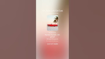 Thumbnail of Hey Babe, Let’s Get Lost – Official Summer Hit  (AI Original Song)
