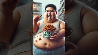 🦗 "Would YOU Eat This? 🤯 | Fried Insects – Thailand’s Crunchiest Snack!" #shorts