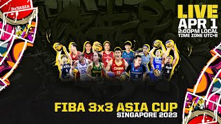 LIVE 🔴 FIBA 3x3 Asia Cup 2023 | Day 4/Session 1