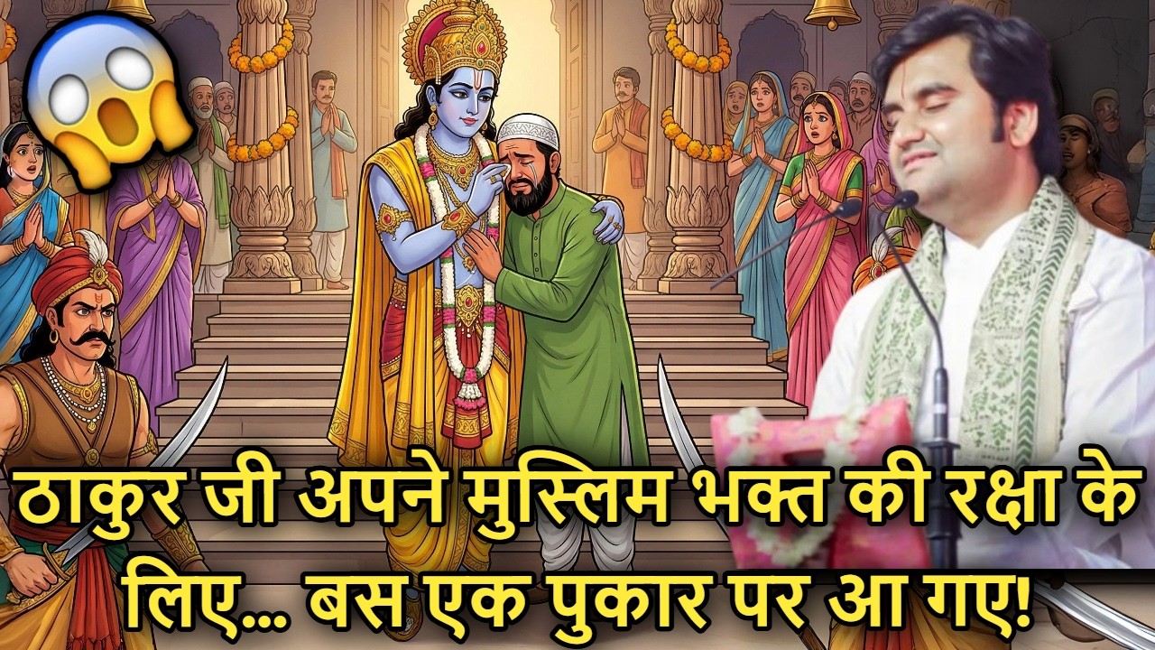 🪬🐚 Thakur Ji Apne Muslim Bhakt 🕌 Ki Raksha Ke Liye… 🥷🏻 Bas Ek Pukaar Par Aa Gaye!